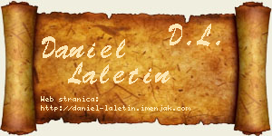 Daniel Laletin vizit kartica